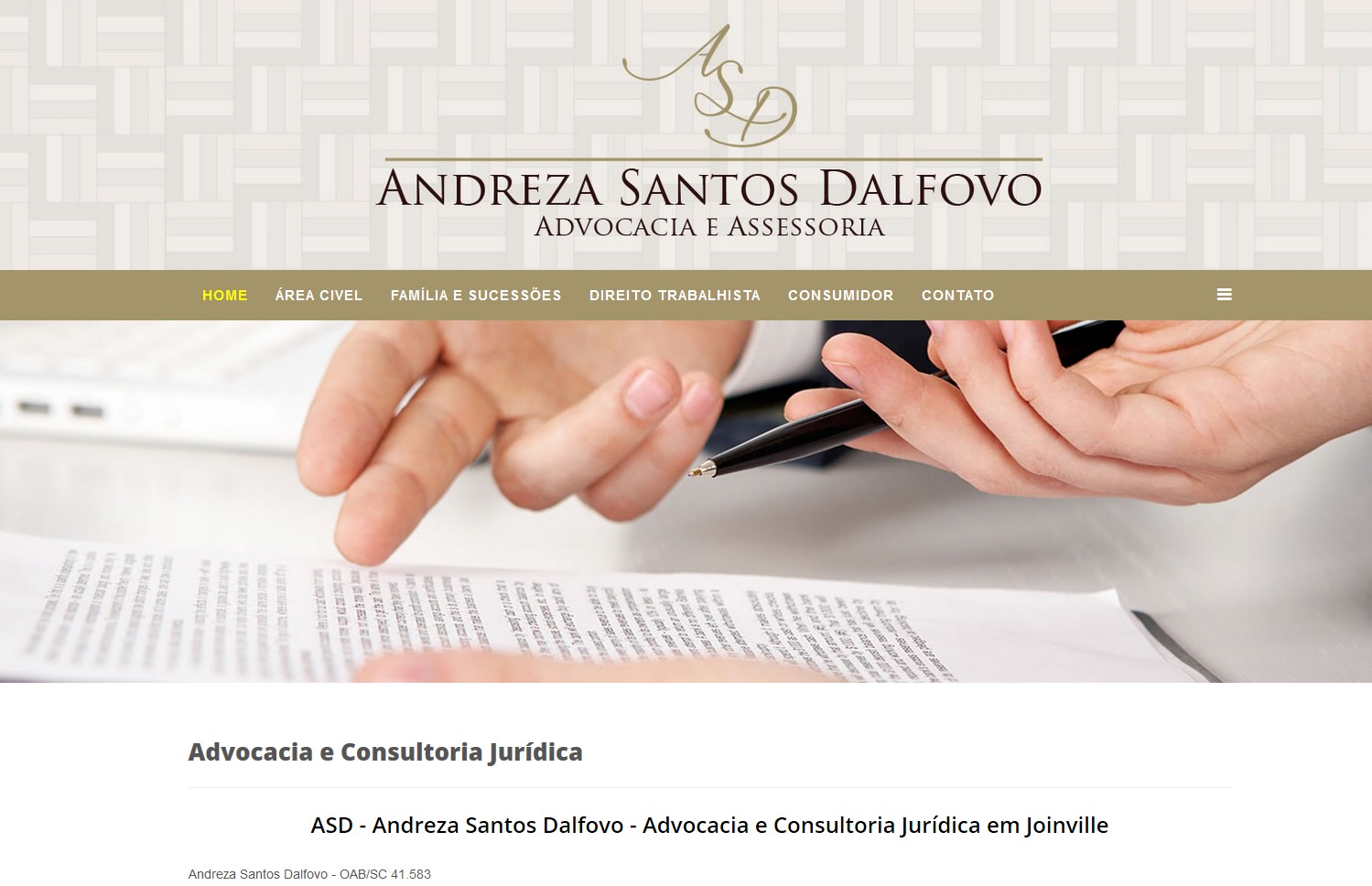 Advocacia e Consultoria Jurídica |  Joinville