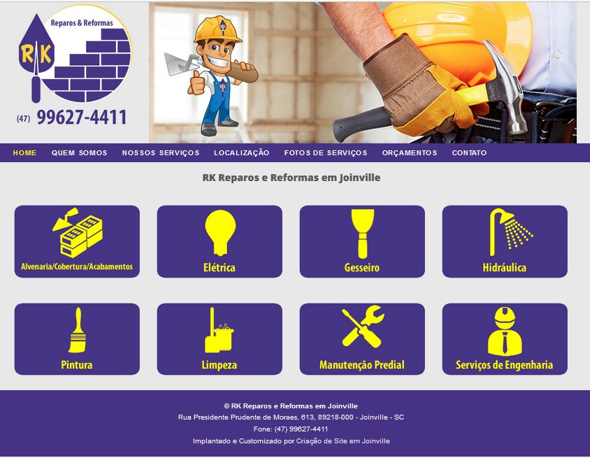 RK Reparos e Reformas em Joinville